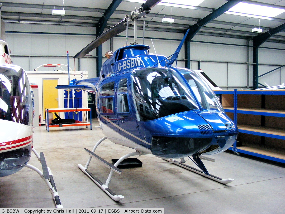 G-BSBW, 1982 Bell 206B JetRanger III C/N 3664, Castle Air