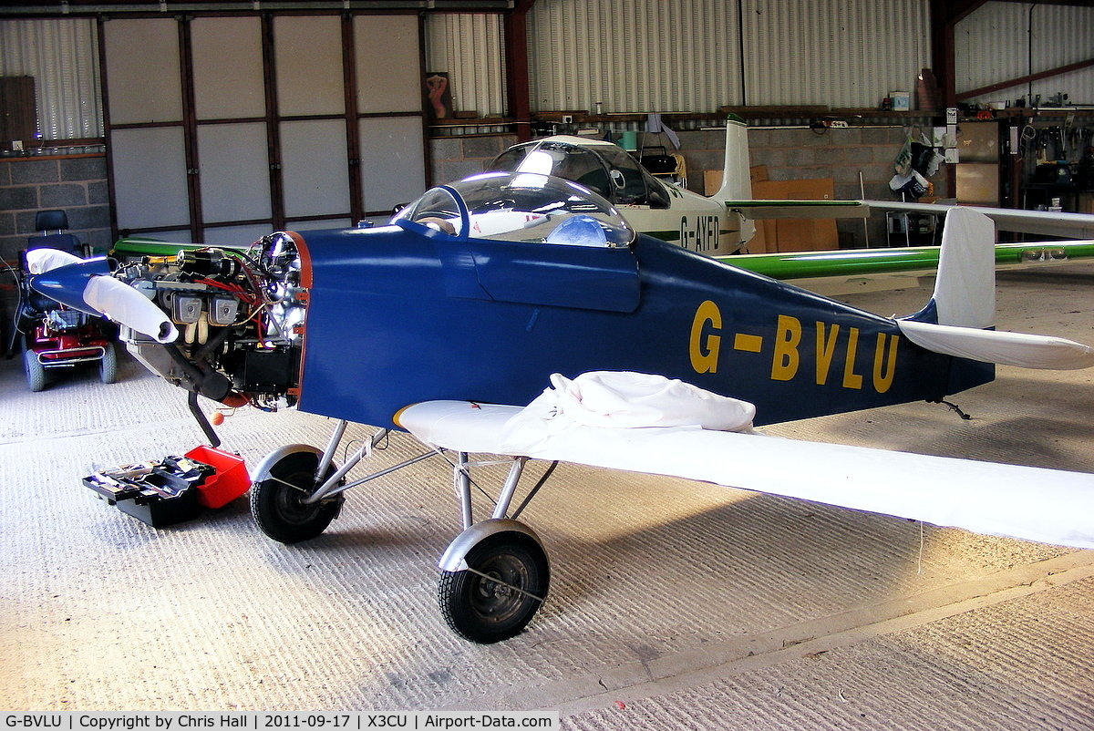 G-BVLU, 2000 Druine D.31 Turbulent C/N PFA 1604, based at Milson Airstrip, Little Down Farm, Worcestershire
