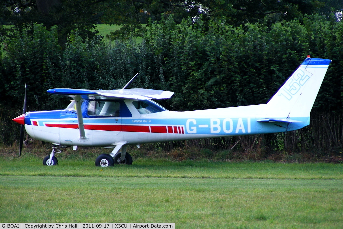G-BOAI, 1978 Cessna 152 C/N 152-79830, at Milson Airstrip, Little Down Farm, Worcestershire
