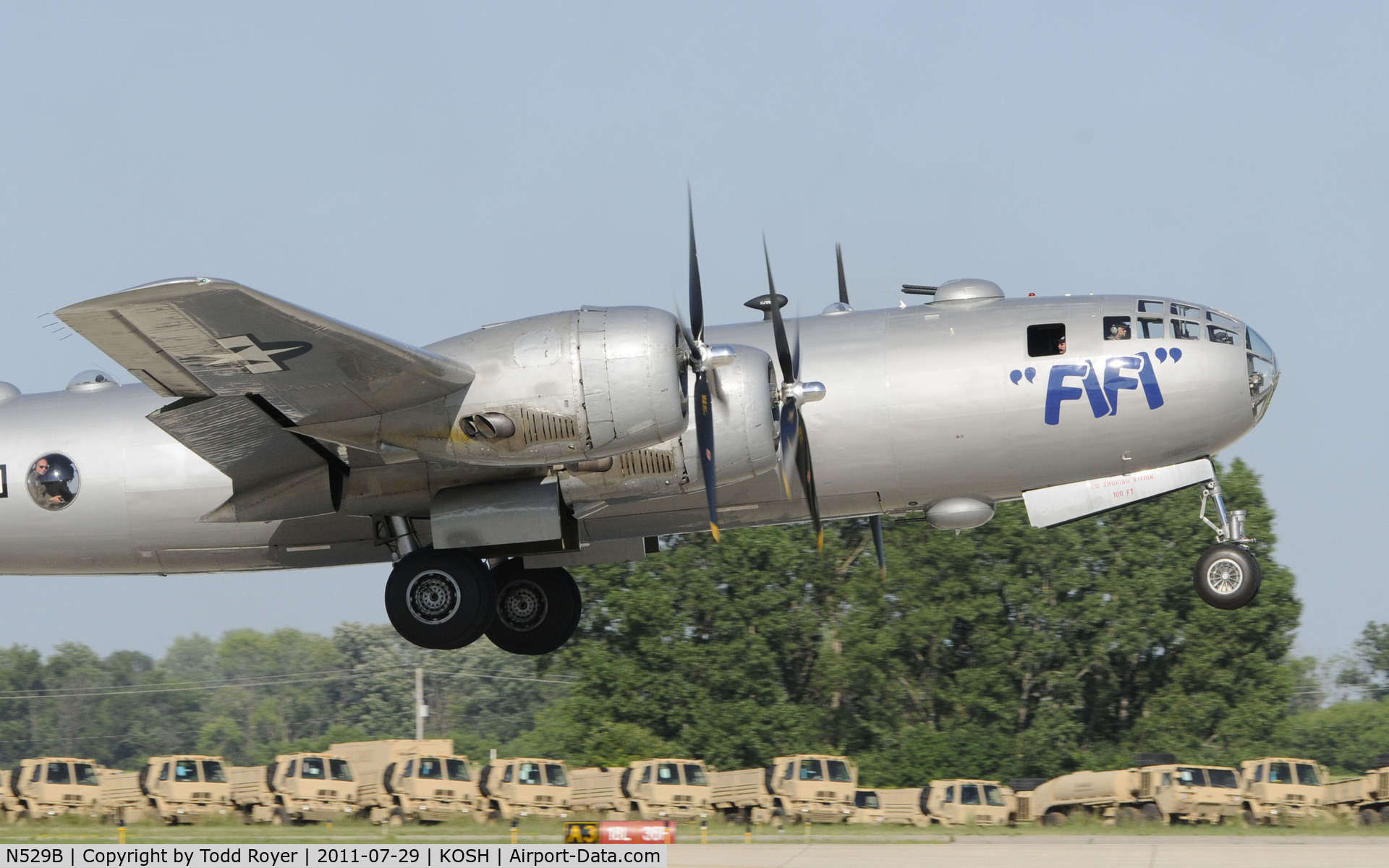 N529B, 1944 Boeing B-29A-60-BN Superfortress C/N 11547, AIRVENTURE 2011