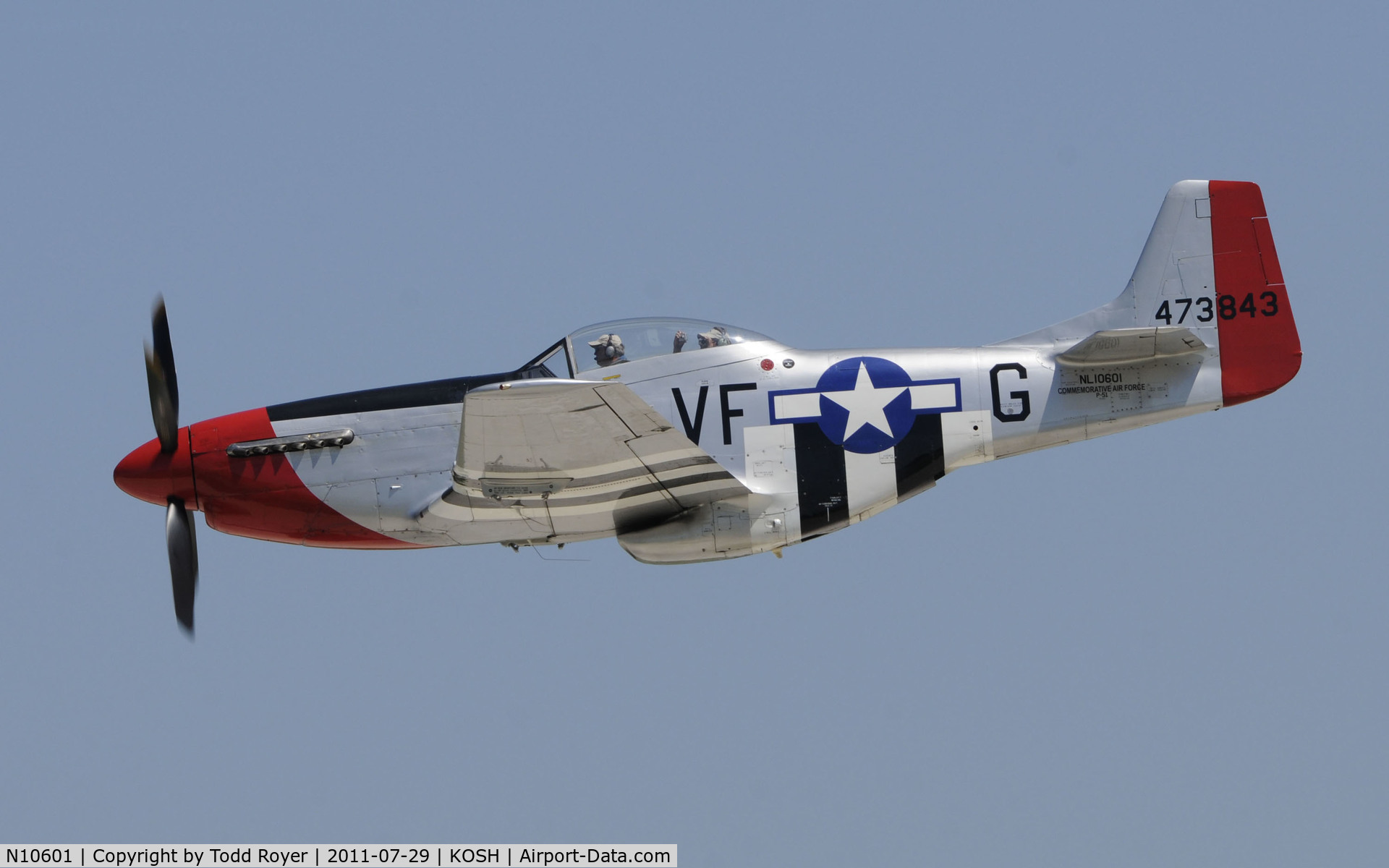N10601, 1944 North American P-51D Mustang C/N 122-40383, AIRVENTURE 2011