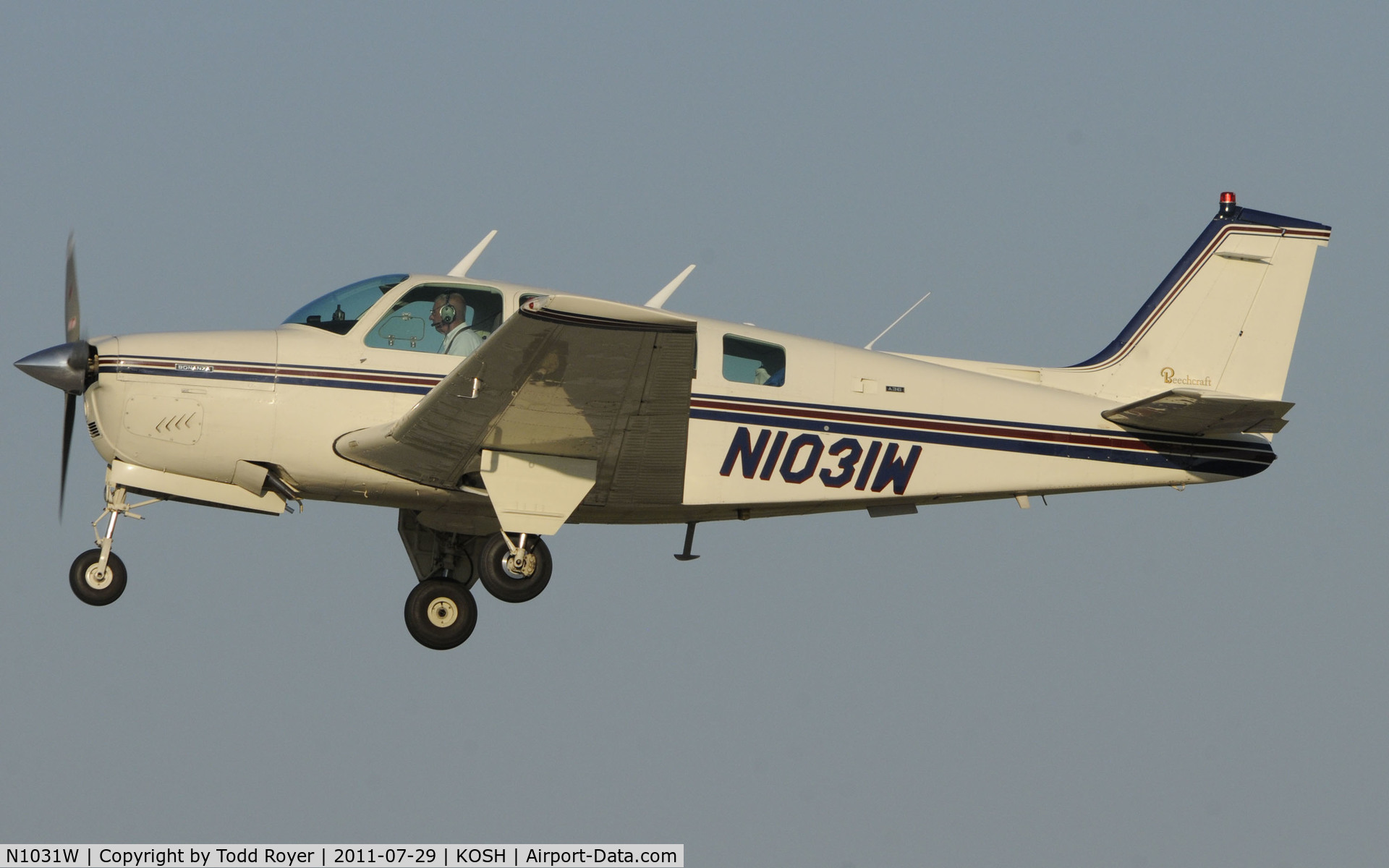 N1031W, 1973 Beech A36 Bonanza 36 C/N E-403, AIRVENTURE 2011