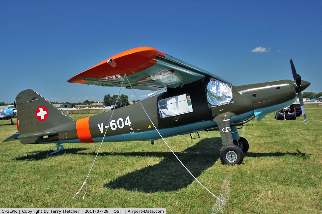 C-GLPK, 1958 Dornier Do-27H-2 C/N 27-1802-2011, At 2011 Oshkosh in Swiss Army livery, marked
V-604