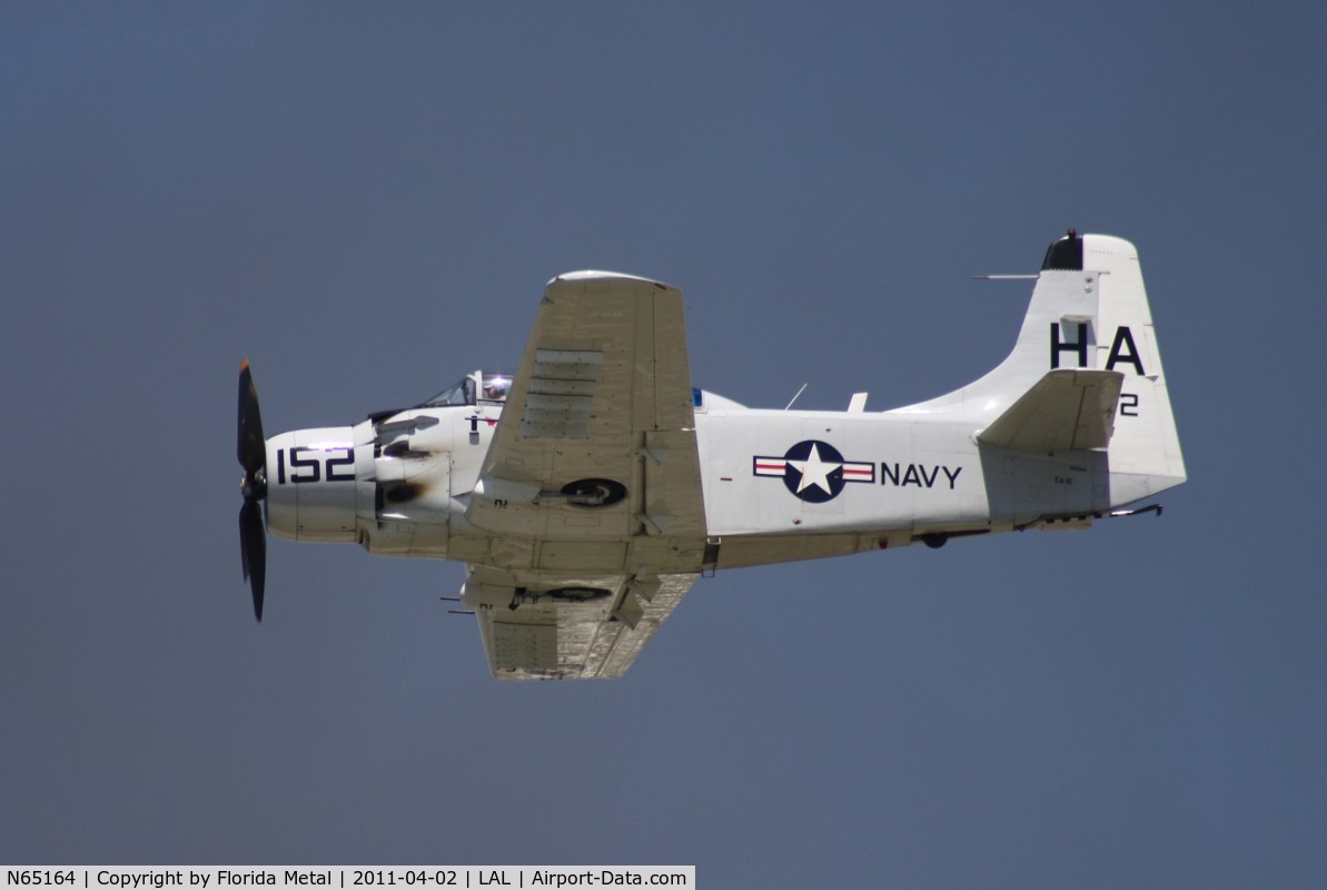 N65164, 1955 Douglas EA-1E Skyraider AD-5W C/N 55-471DH, EA-1E