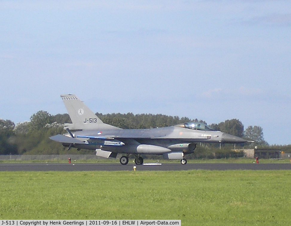 J-513, Fokker F-16A Fighting Falcon C/N 6D-152, Dutch AF ,  Dutch Air Force Open Day at Leeuwarden AFB