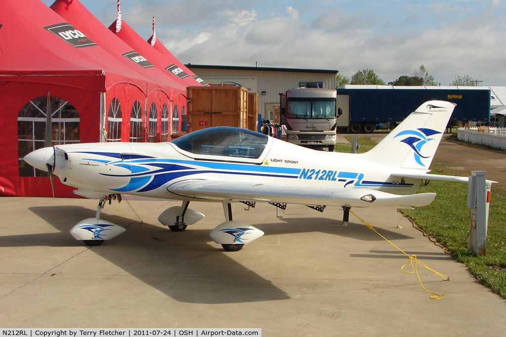 N212RL, Renegade Falcon LS VS 2.0 C/N RL 122710-002, On static display at 2011 Oshkosh