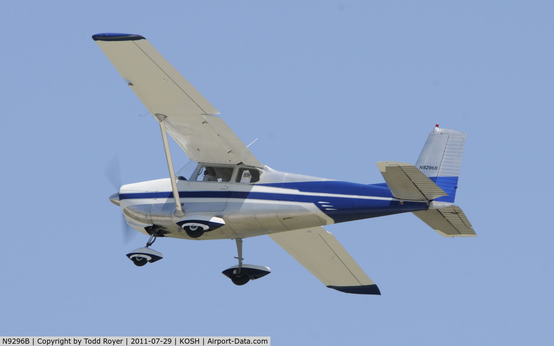 N9296B, 1958 Cessna 175 Skylark C/N 55096, AIRVENTURE 2011