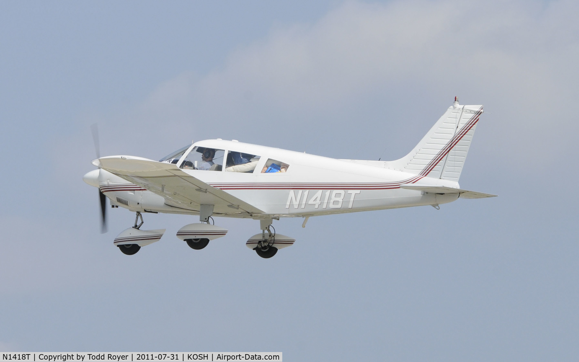 N1418T, 1972 Piper PA-28-180 C/N 28-7205295, AIRVENTURE 2011