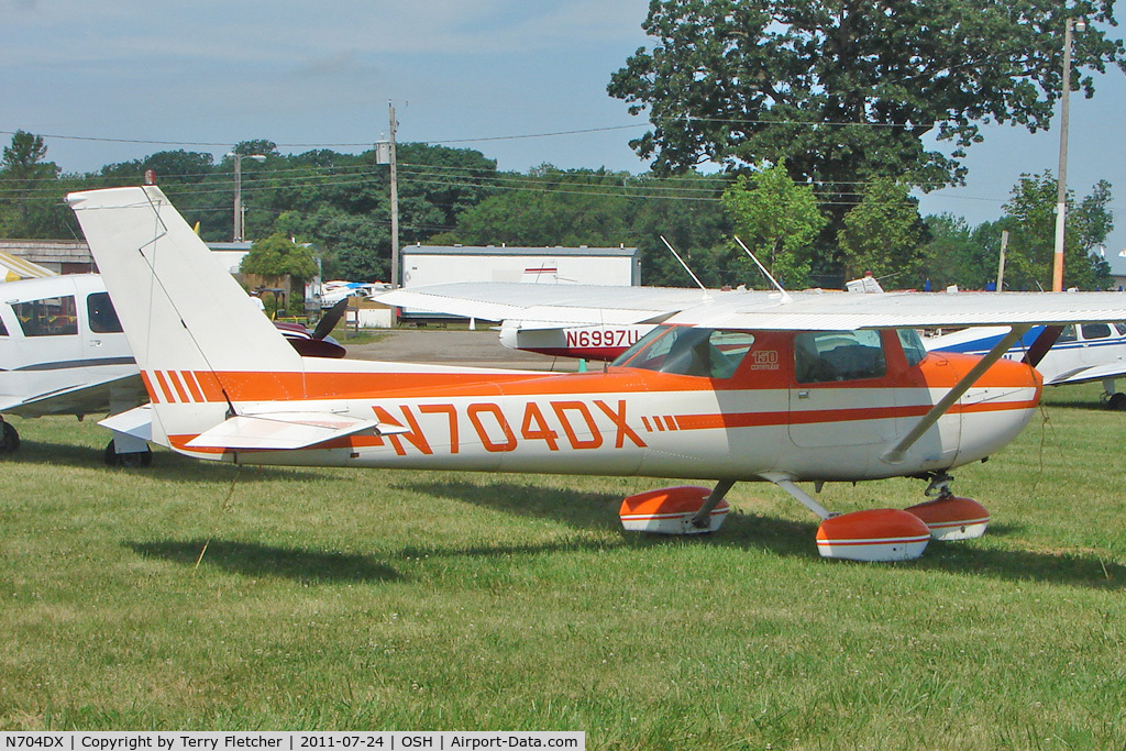 N704DX, 1976 Cessna 150M C/N 15078539, At 2011 Oshkosh
