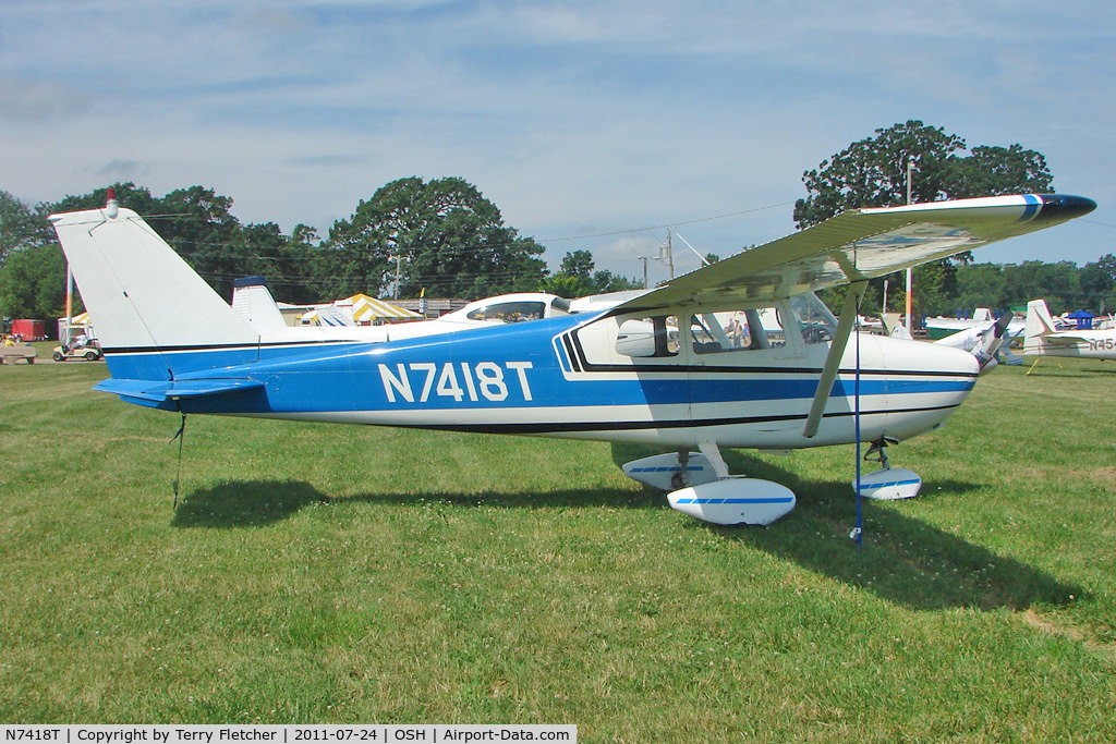 N7418T, 1959 Cessna 172A C/N 47018, At 2011 Oshkosh