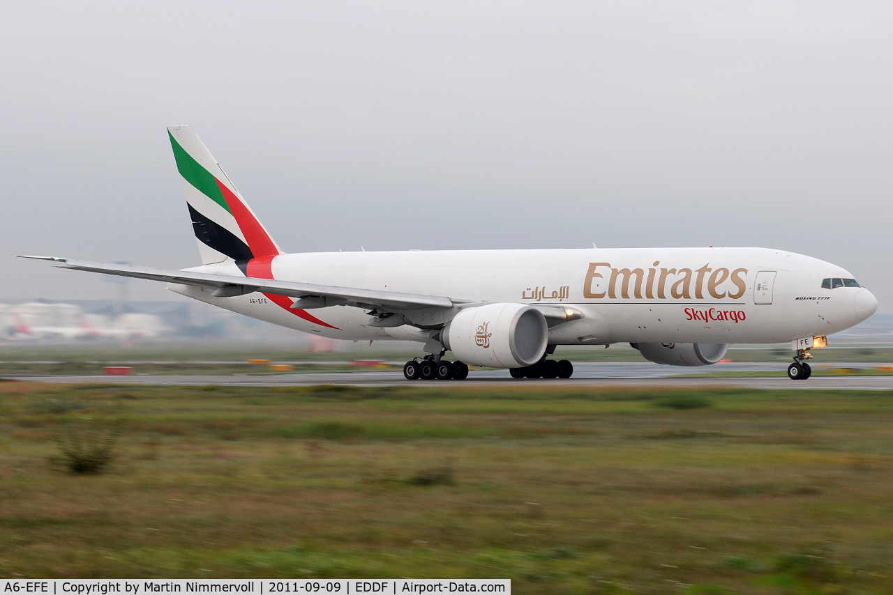 A6-EFE, 2009 Boeing 777-F1H C/N 35607, Emirates Sky Cargo