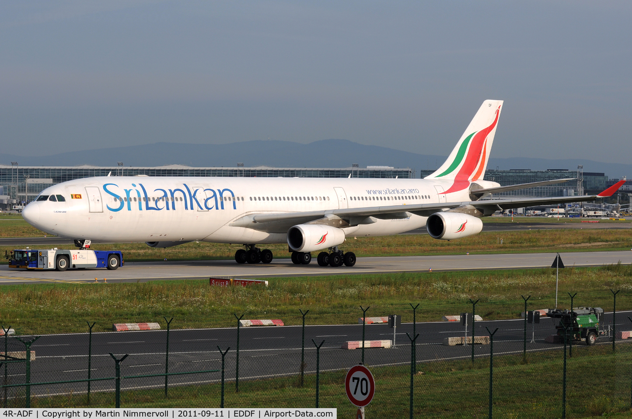 4R-ADF, 2000 Airbus A340-313 C/N 374, Sri Lankan