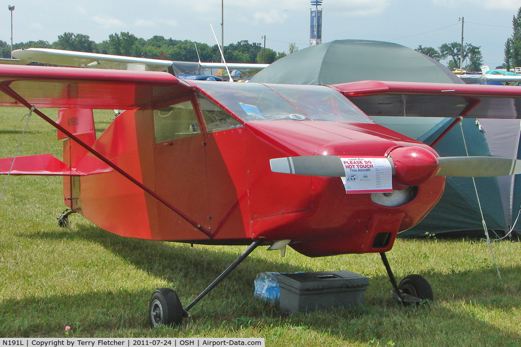 N191L, 1965 Wittman W-8 Tailwind C/N 11, At 2011 Oshkosh