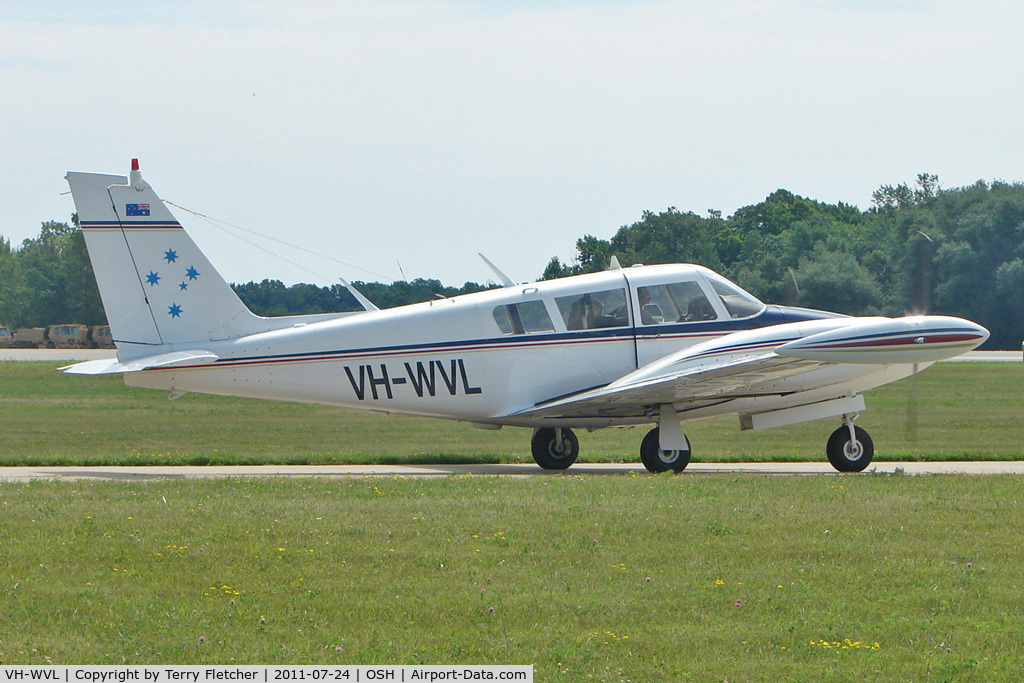 VH-WVL, 1969 Piper PA-30 C Twin Comanche C/N 30-1986, At 2011 Oshkosh