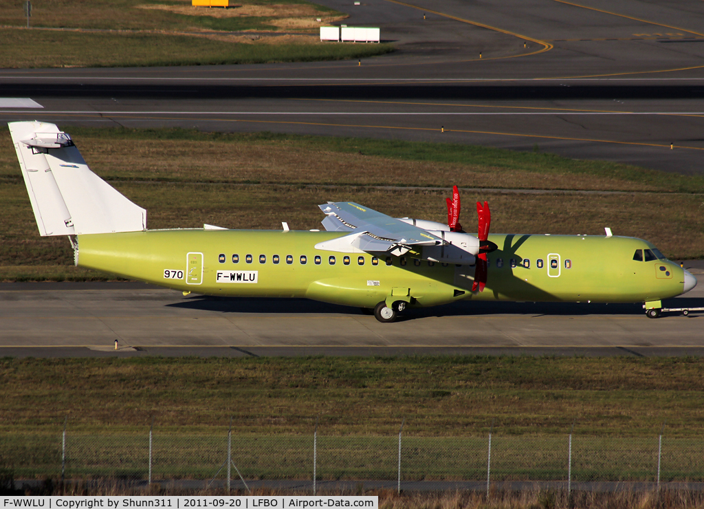 F-WWLU, 2011 ATR 72-600 C/N 970, C/n 970