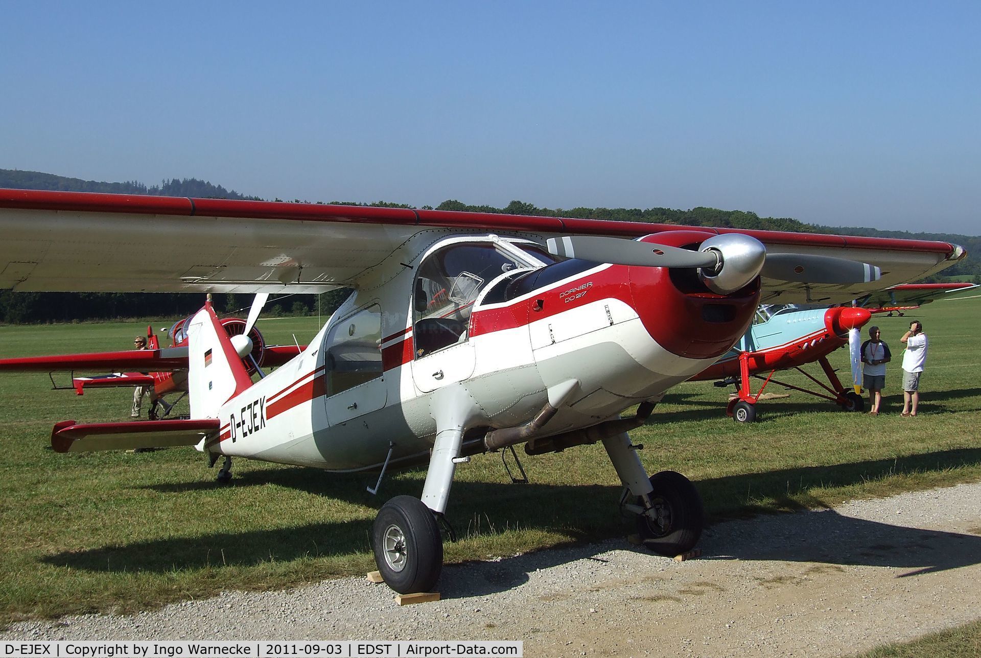 D-EJEX, 1959 Dornier Do-27Q-1 C/N 2021, Dornier Do 27Q-1 at the 2011 Hahnweide Fly-in, Kirchheim unter Teck airfield