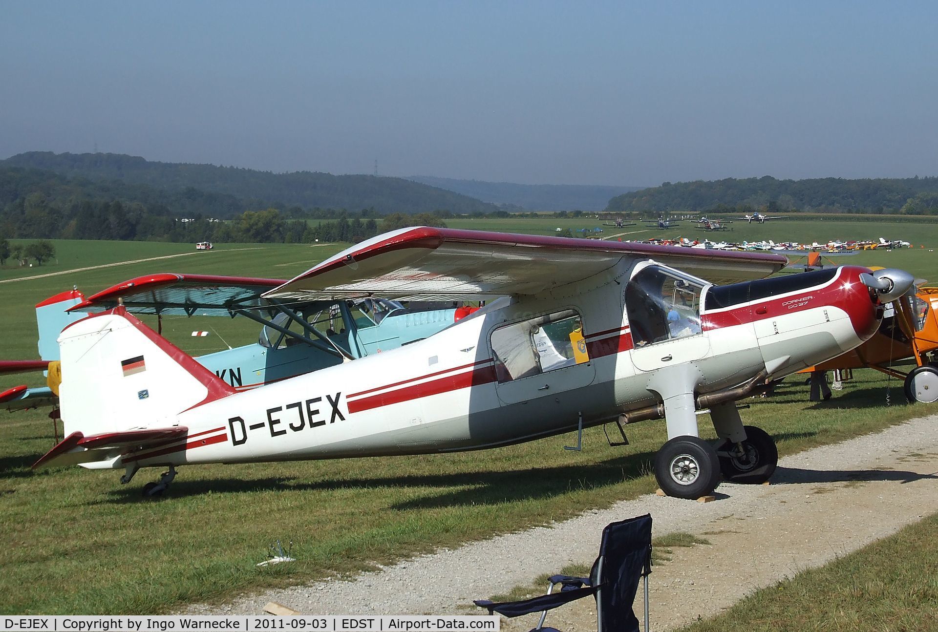 D-EJEX, 1959 Dornier Do-27Q-1 C/N 2021, Dornier Do 27Q-1 at the 2011 Hahnweide Fly-in, Kirchheim unter Teck airfield