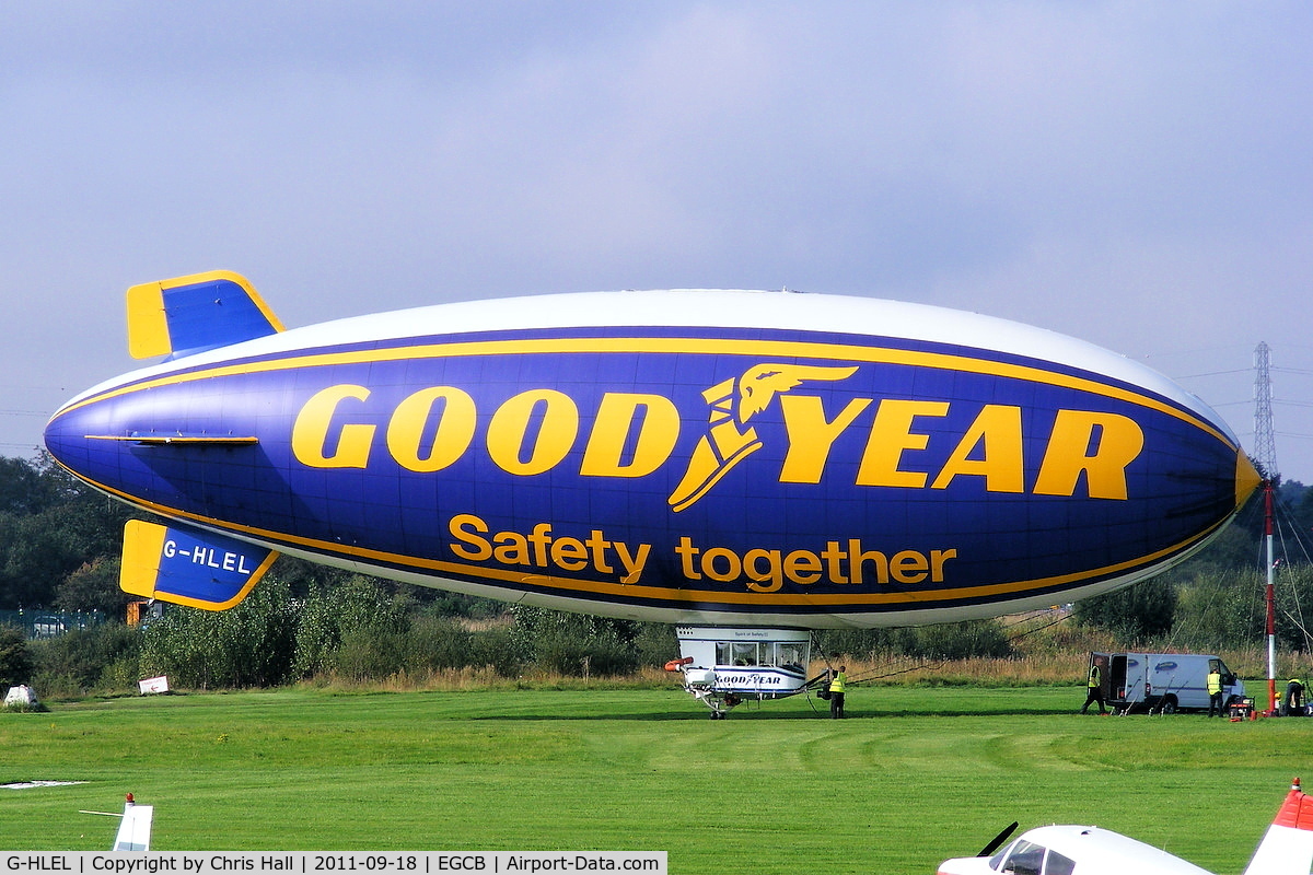 G-HLEL, 1995 American Blimp Corp A-60+ C/N 10, Goodyear Airship at Barton