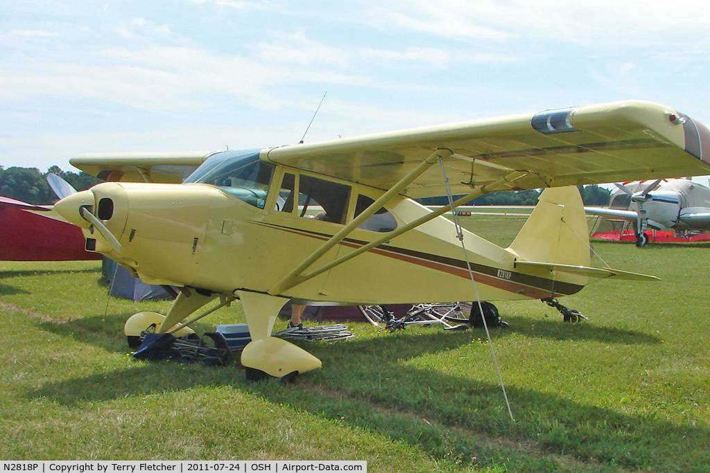 N2818P, 1955 Piper PA-22-150 C/N 22-3111, At 2011 Oshkosh