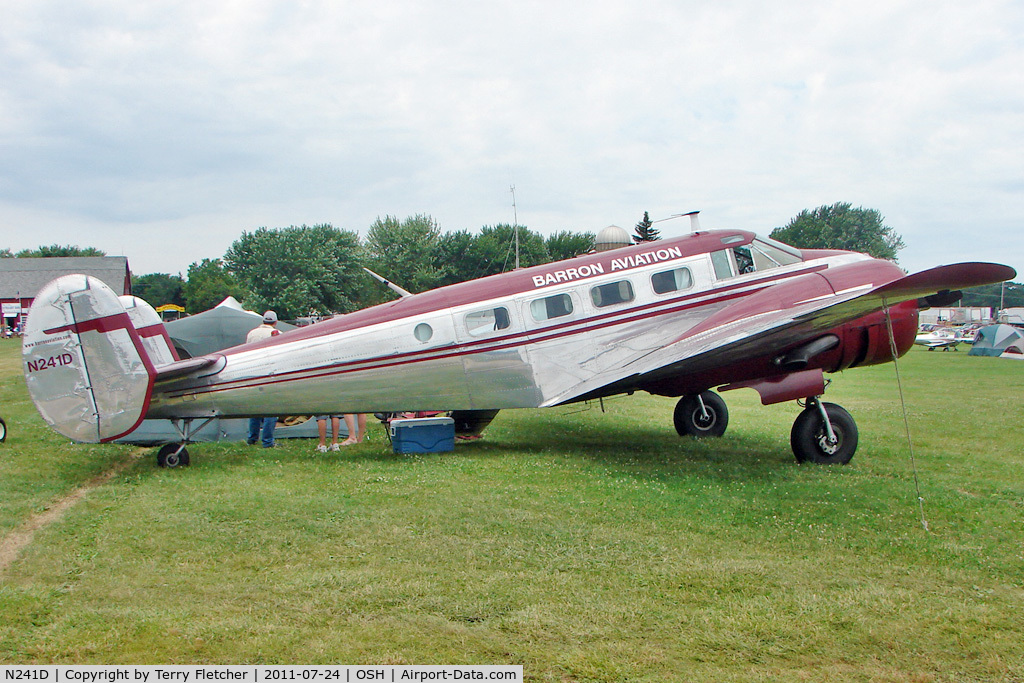 N241D, 1961 Beech C-45H Expeditor C/N AF-850, At 2011 Oshkosh