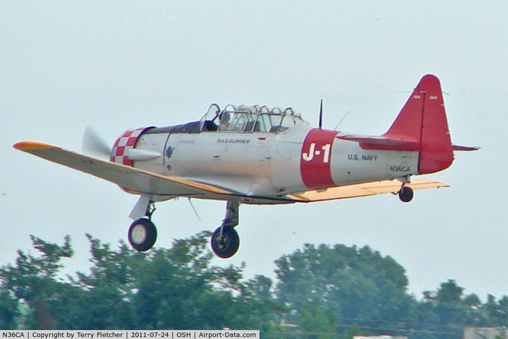 N36CA, North American AT-6D Texan C/N 88-10677, At 2011 Oshkosh