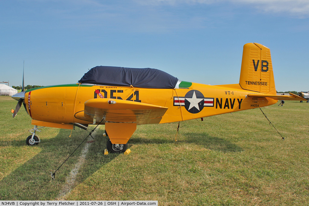 N34VB, Beech T-34A Mentor (45) Mentor C/N BG-361, At 2011 Oshkosh