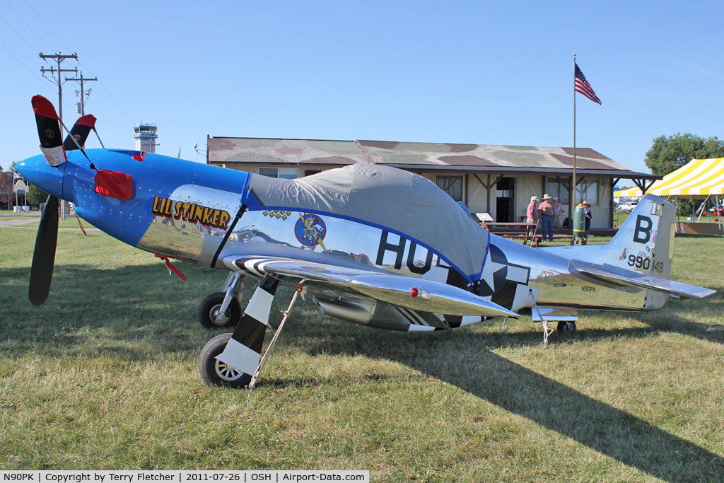 N90PK, 1999 Stewart 51 S-51D Mustang C/N 149, At 2011 Oshkosh