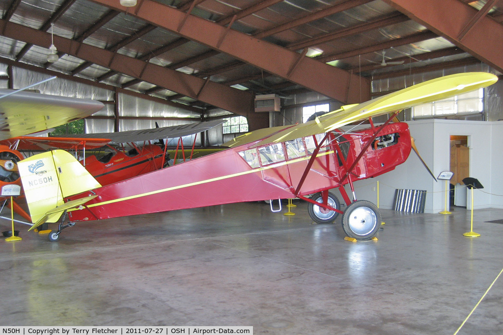 N50H, 1929 Curtiss-Wright Robin C/N 403, At Oshkosh Museum