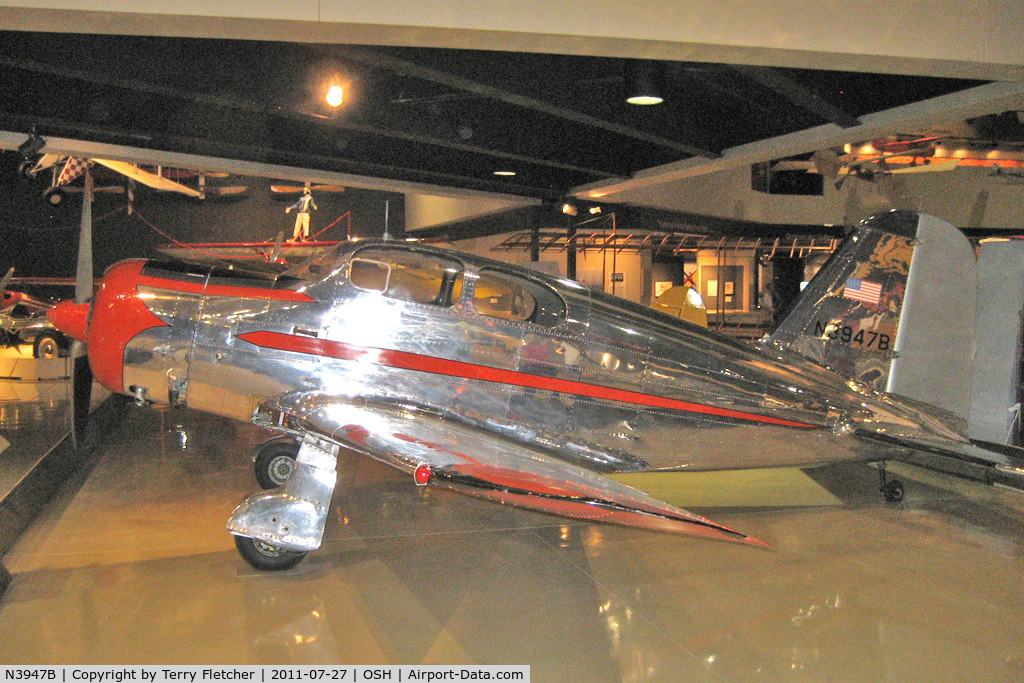 N3947B, 1940 Harlow PJC-2 C/N 6, At Oshkosh Museum