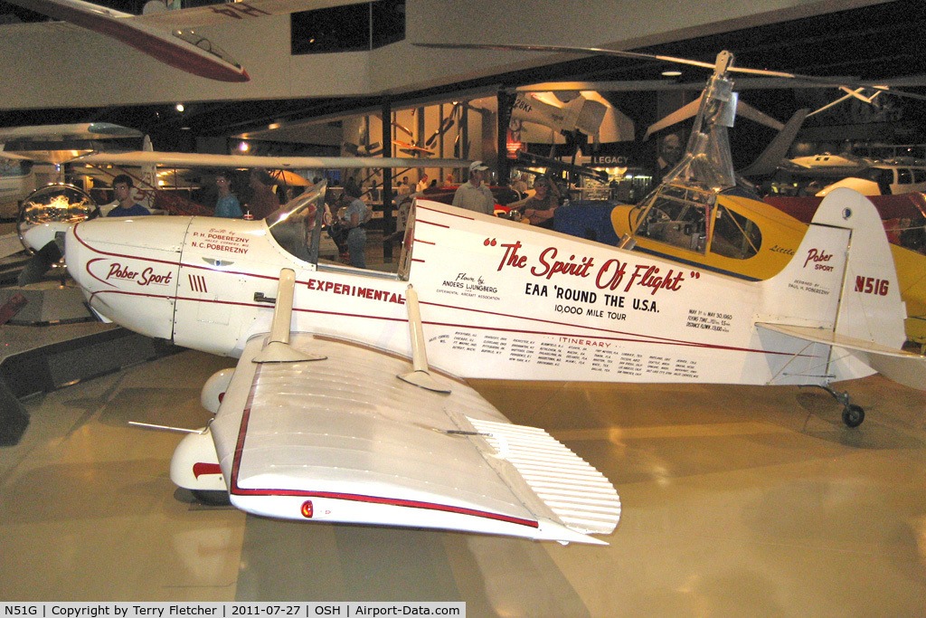 N51G, 1959 Pober Sport P-5 C/N 105, At Oshkosh Museum