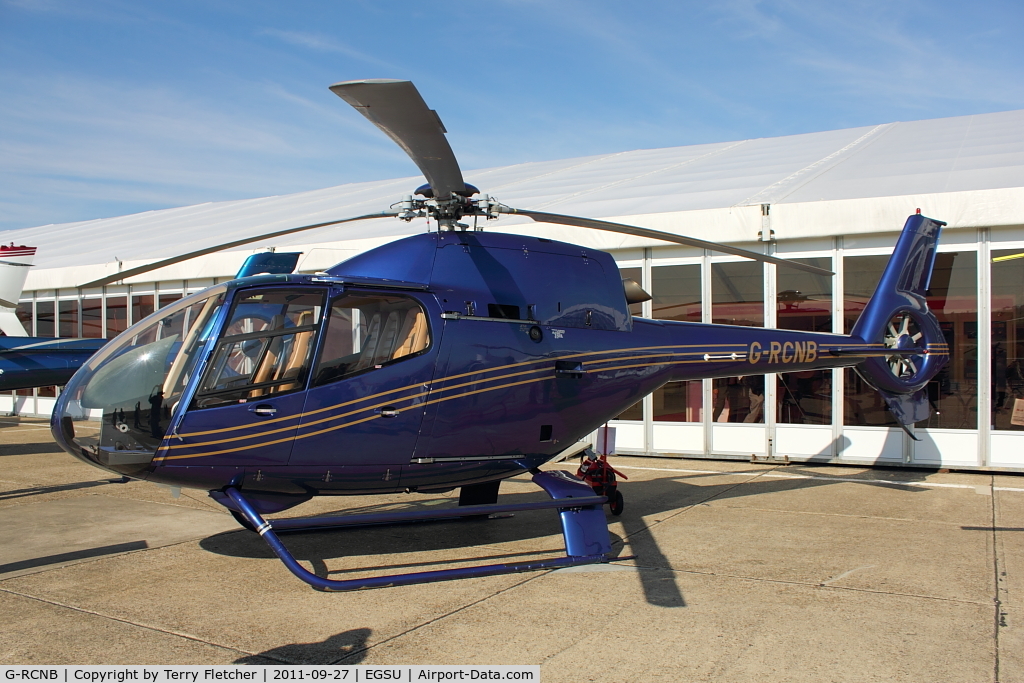 G-RCNB, 2002 Eurocopter EC-120B Colibri C/N 1333, At 2011 Helitech at Duxford