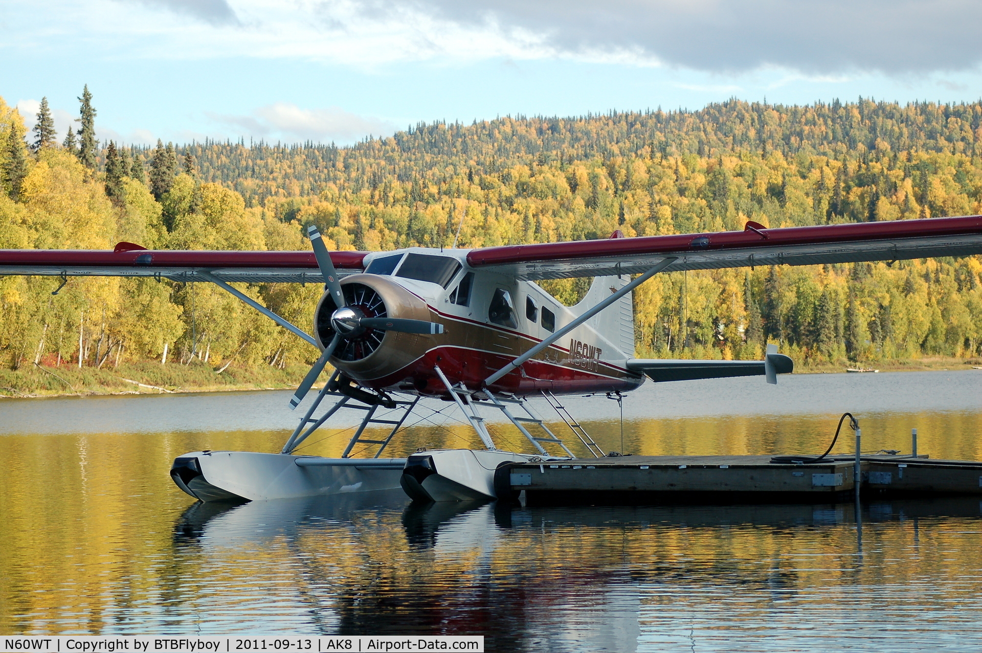 N60WT, De Havilland Canada DHC-2 Beaver Mk.I C/N 491, On Christiansen Lake near Talkeetna, AK