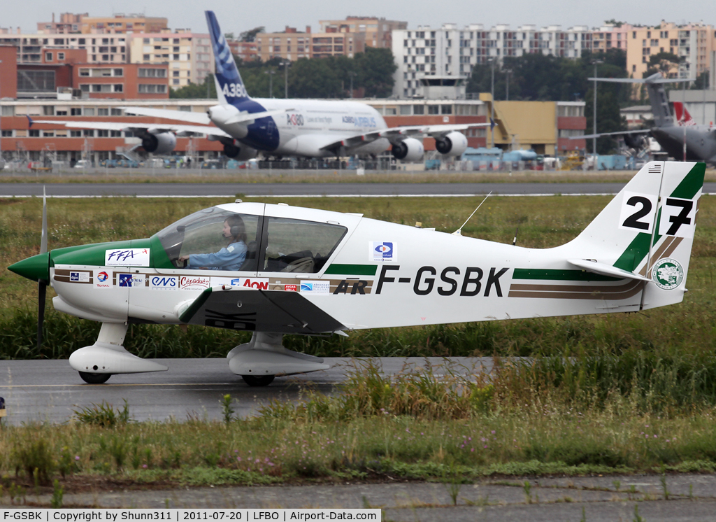 F-GSBK, Robin DR-400-120 C/N 2351, Participant of the French Young Pilot Tour 2011