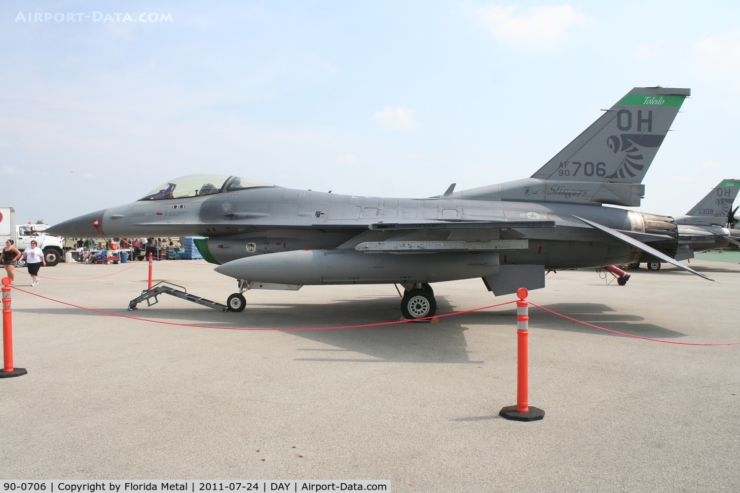 90-0706, 1990 General Dynamics F-16C Fighting Falcon C/N 1C-314, F-16C