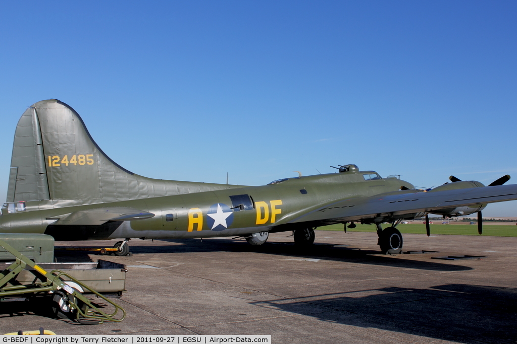 G-BEDF, 1944 Boeing B-17G Flying Fortress C/N 8693, Exhibited at Imperial War Museum , Duxford