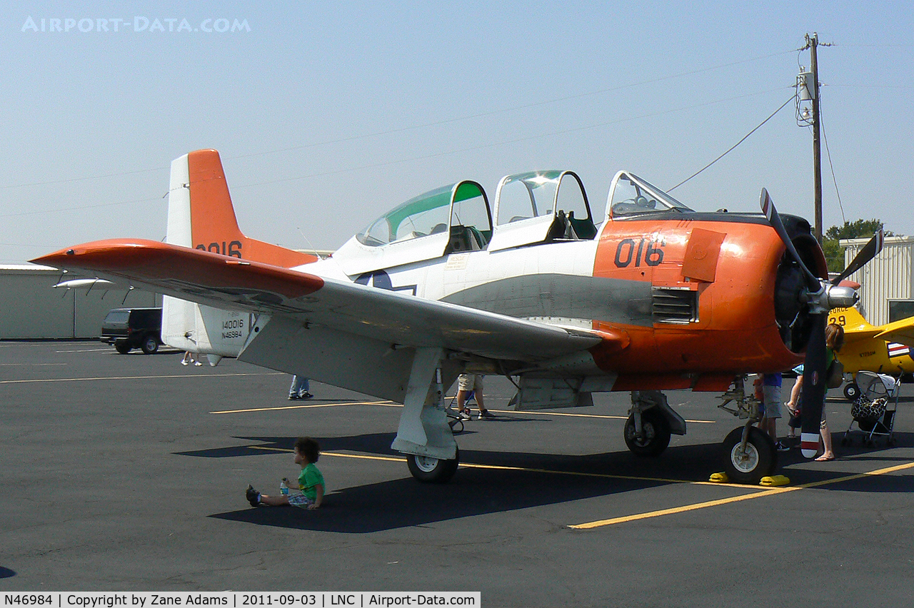 N46984, 1955 North American T-28B Trojan C/N 219-15, At the 2011 Warbirds on Parade Fly-in at Lancaster Airport, TX