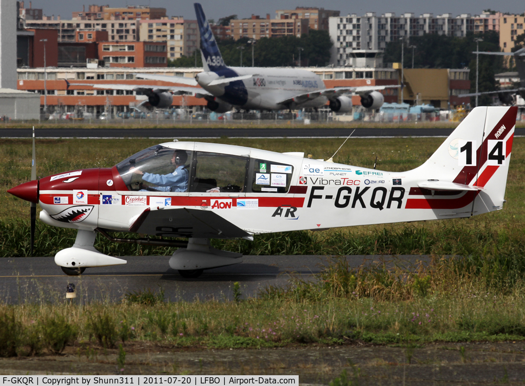 F-GKQR, Robin DR-400-120 C/N 2062, Participant of the French Young Pilot Tour 2011