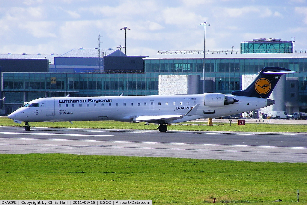 D-ACPE, 2001 Bombardier CRJ-701ER (CL-600-2C10) Regional Jet C/N 10027, Lufthansa Regional