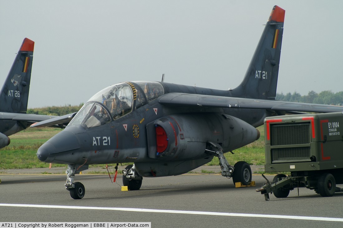 AT21, Dassault-Dornier Alpha Jet 1B C/N B21/1080, European Trainers Meet 2005.No Wolfshead.