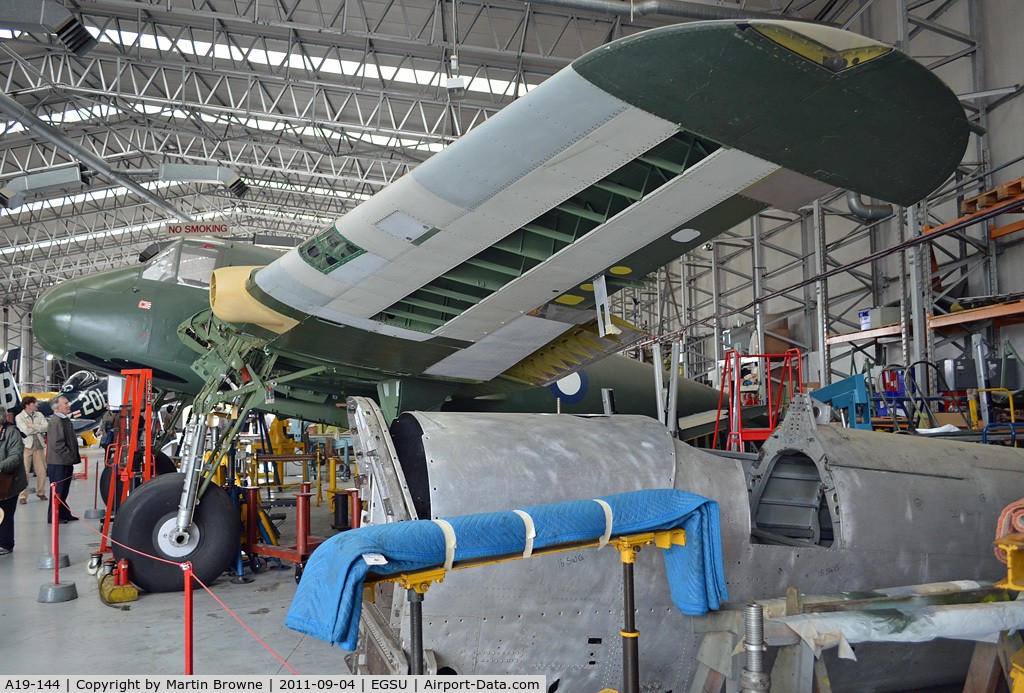 A19-144, Bristol 156 Beaufighter Mk. XI C/N Not found A19-144, SHOT AT DUXFORD
