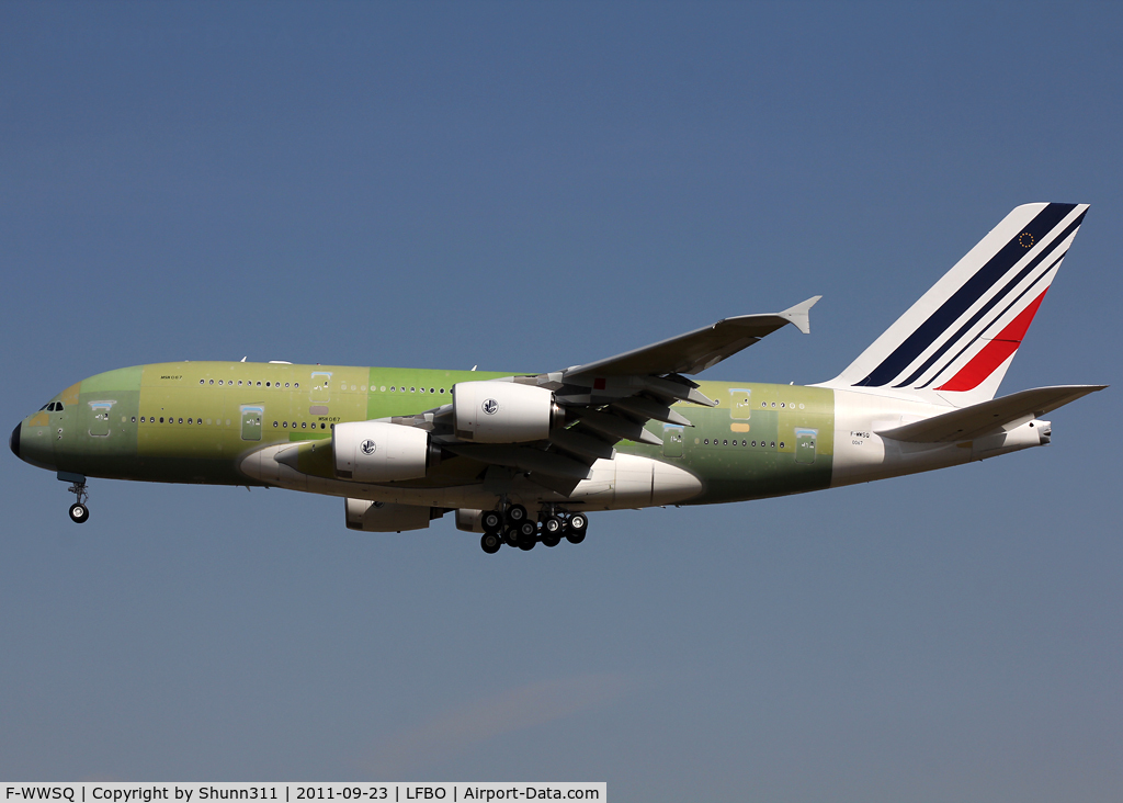 F-WWSQ, 2011 Airbus A380-861 C/N 067, C/n 0067 - For Air France F-HPJG