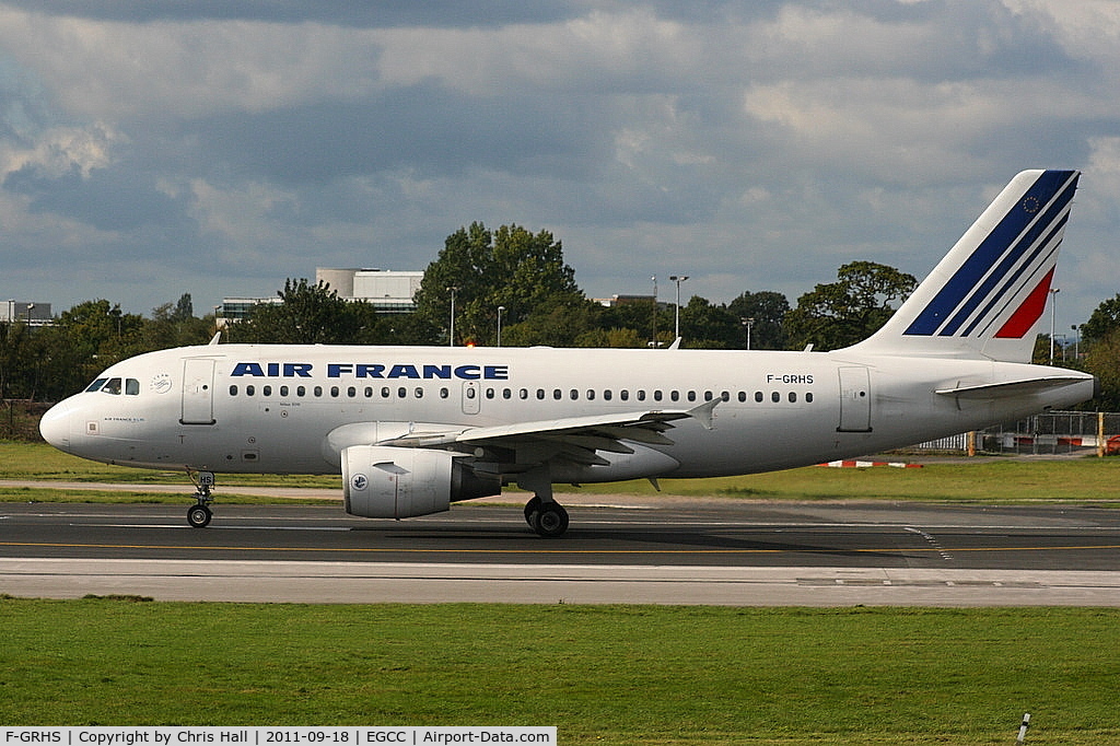 F-GRHS, 2001 Airbus A319-111 C/N 1444, Air France