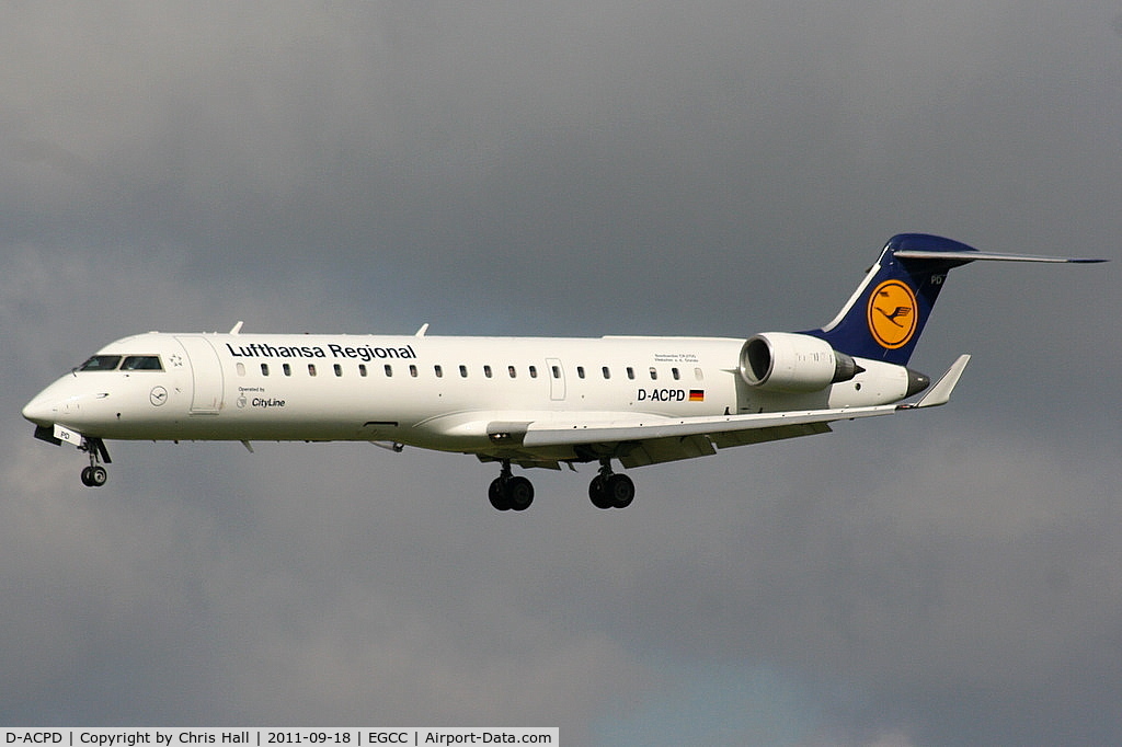 D-ACPD, 2001 Canadair CRJ-701ER (CL-600-2C10) Regional Jet C/N 10015, Lufthansa Regional