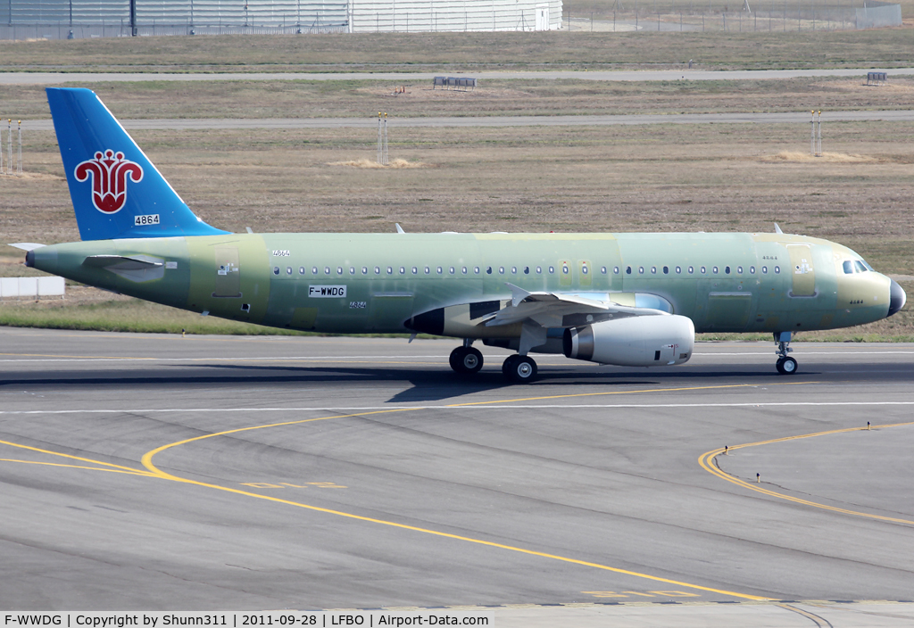 F-WWDG, 2011 Airbus A320-232 C/N 4864, C/n 4864 - For China Southern Airlines