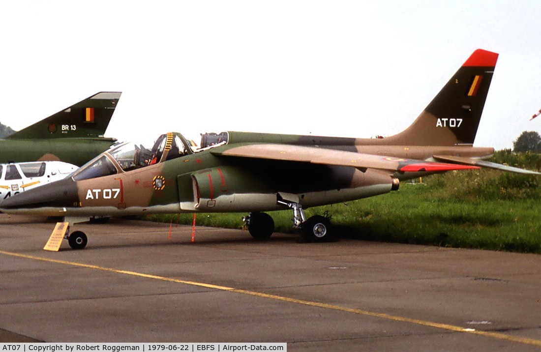 AT07, Dassault-Dornier Alpha Jet 1B C/N B07/1022, Crashed 22-11-1984.