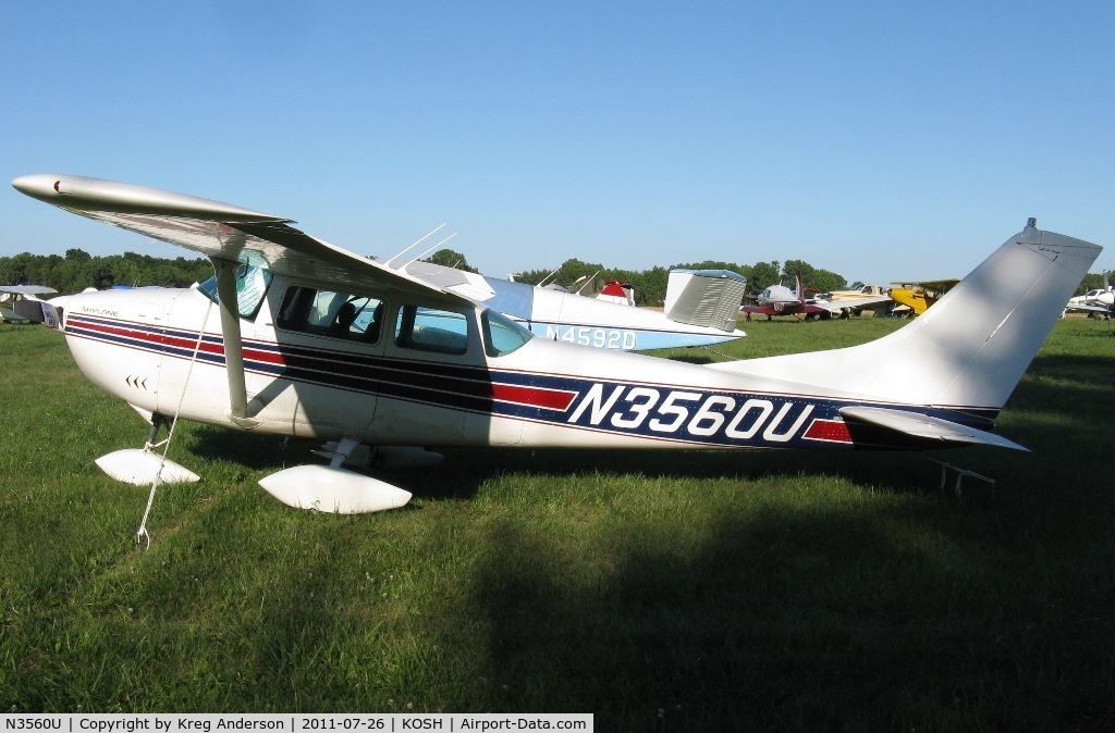 N3560U, 1963 Cessna 182F Skylane C/N 18254960, EAA AirVenture 2011