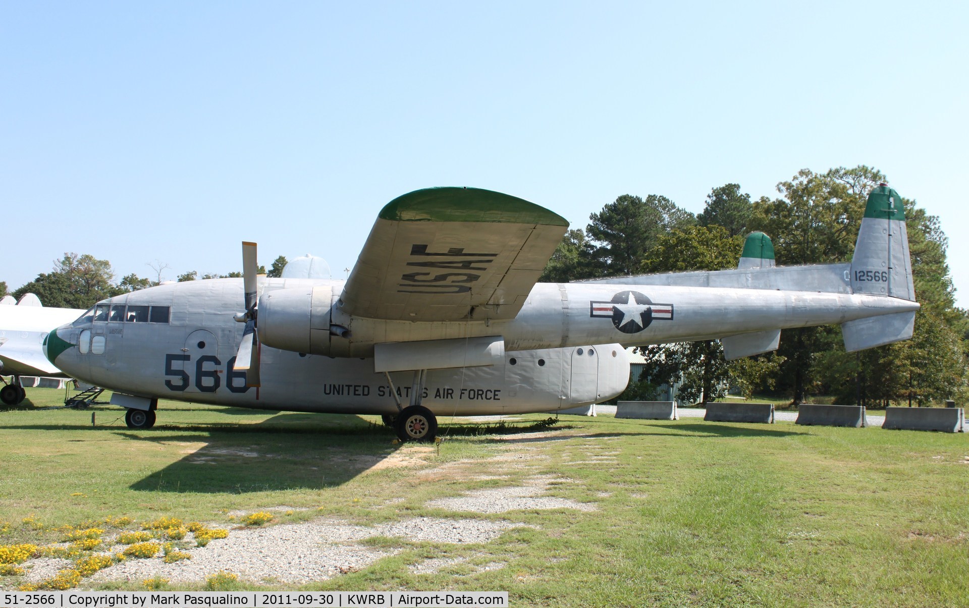 51-2566, 1951 Fairchild C-119C Flying Boxcar C/N 10524, Fairchild C-119C