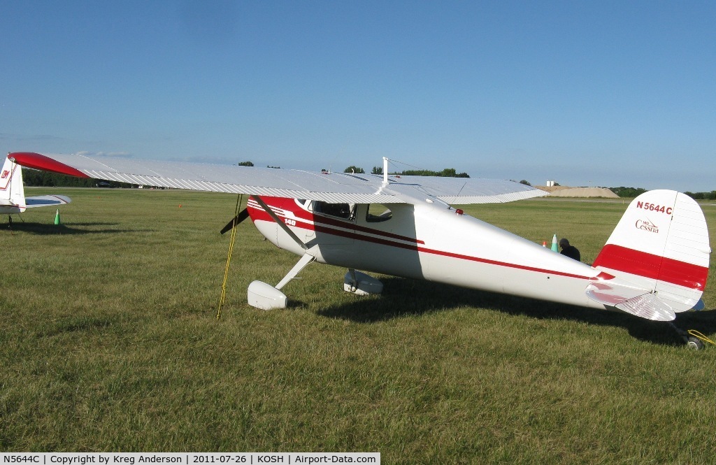 N5644C, 1950 Cessna 140A C/N 15598, EAA AirVenture 2011