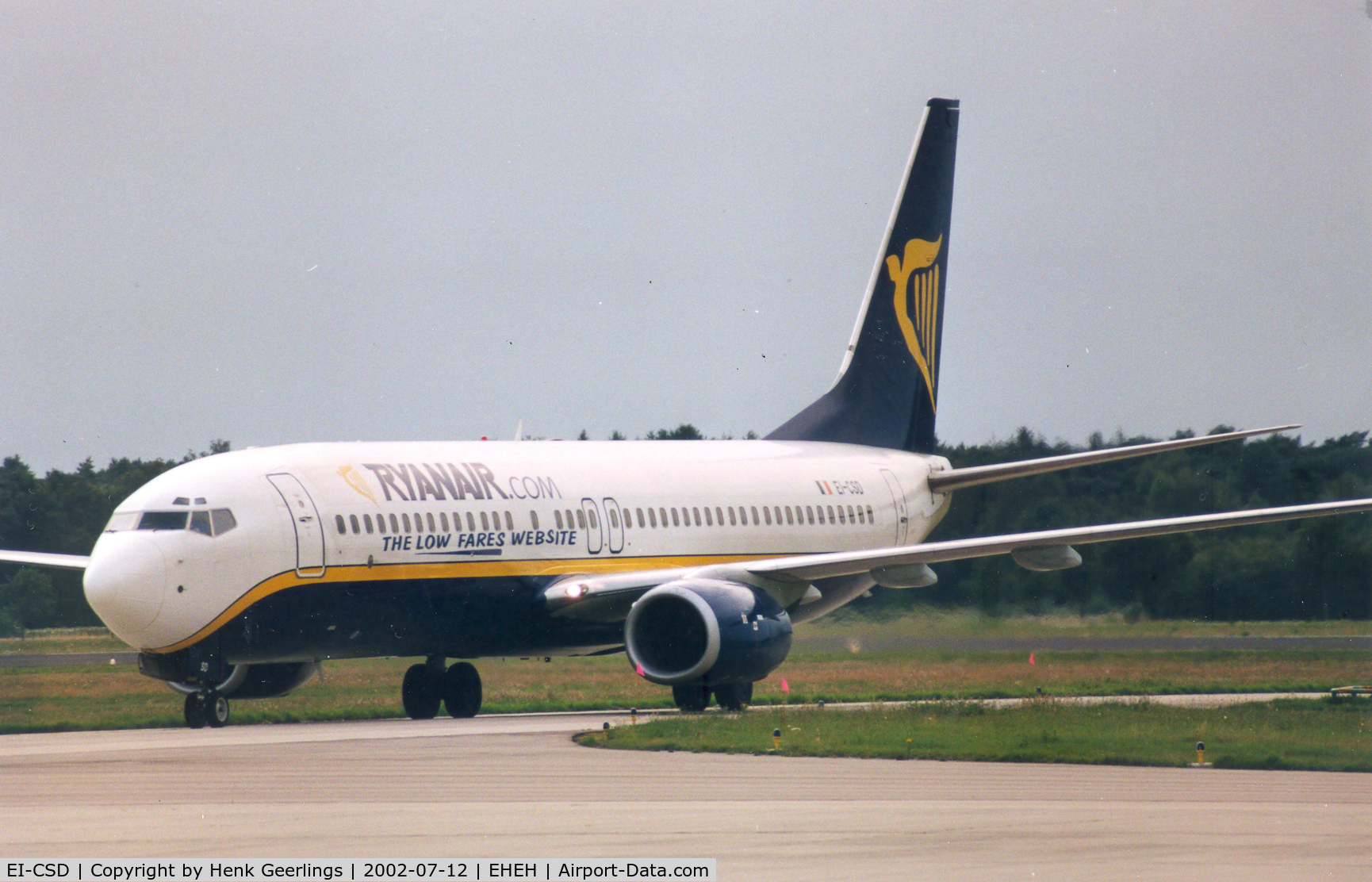 EI-CSD, 1999 Boeing 737-8AS C/N 29919, Ryanair , spcl cs