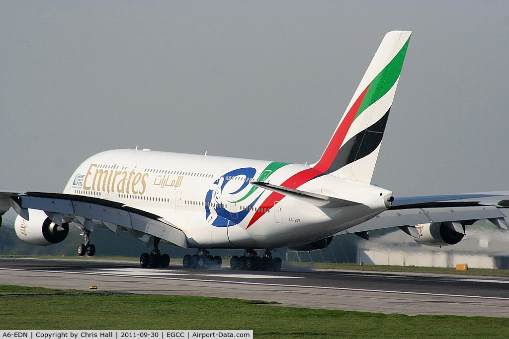 A6-EDN, 2010 Airbus A380-861 C/N 056, Emirates A380 wearing the 